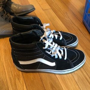 High Top Black Vans